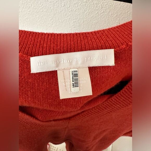 The Cashmere Project Burnt Orange Sweater Sz S - Picture 5 of 5